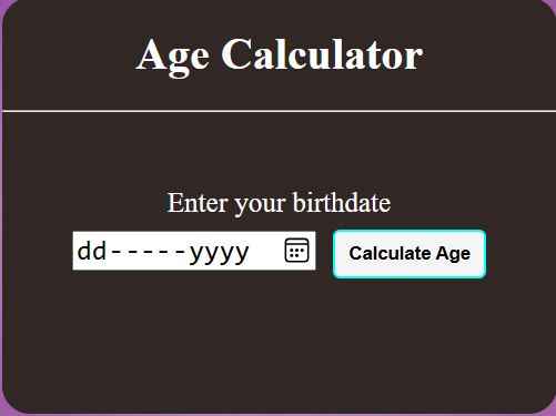 Age Checker